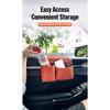Car Interior Door Bag with Separate Compartments and PU Leather Finish for Phones, Cards, and Cables on Daily Drives