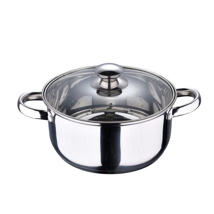 Cookware - SAN IGNACIO - Faro - 7 Pieces - Stainless Steel - Induction Compatible