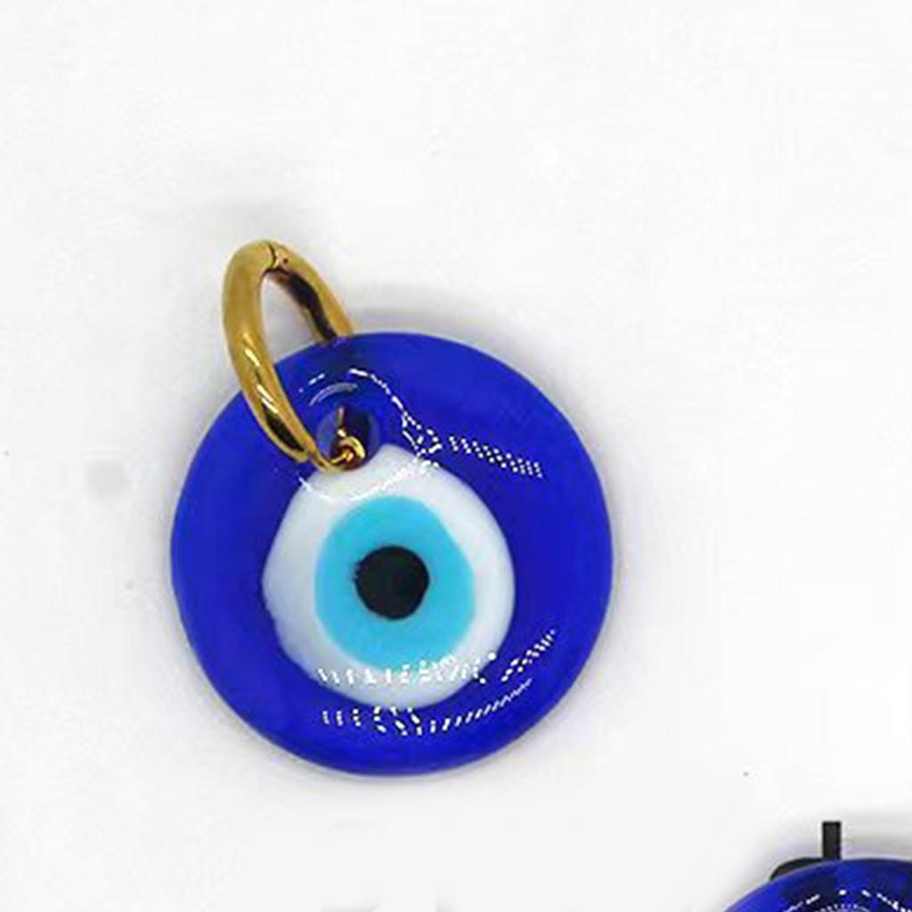 European and American Turkey Devil's Eye Stud Earrings Retro Acrylic Eye Round Earrings Personality All-match Earrings