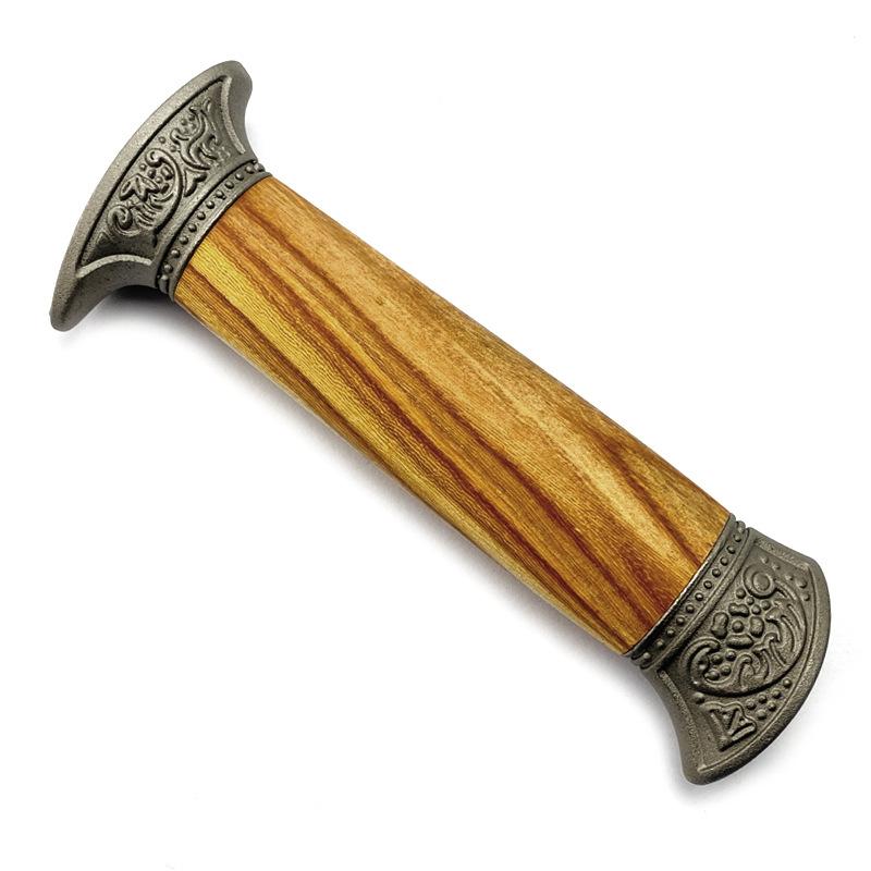 

2 типи NO3 Розмір Індивідуальний палісандр Червоний сандаловий матеріал Ручка для ножа Боуї Аксесуари зі сталевим наконечником Ембріон Деталі для виготовлення своїми руками huanghuali