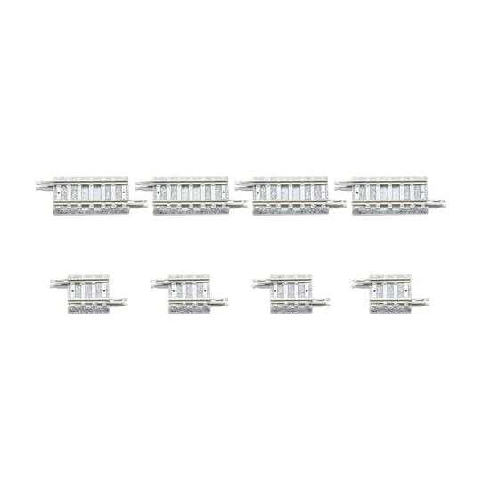 TOMYTEC TOMIX N Gauge Fractional PC Rail S18.5 & S33-PC (F) 4-Piece Sets Each, Model Railway Supplie