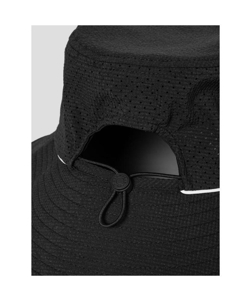 Binpolaegseseoli Women'S Seersucker Wide Bucket Hat Black