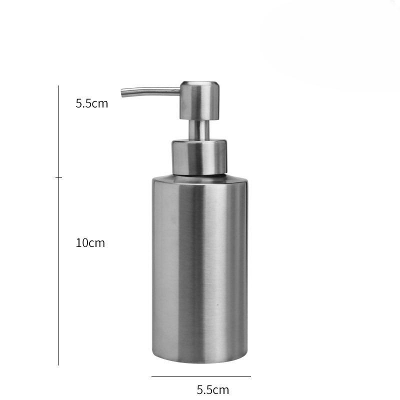 Stainless Steel Lotion Bottle Refillable Soap Dispenser Portable Cosmetic Subpackage Bottle forHand Wash Skincare Liquid Storage