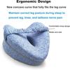 Foam Support Pillow Memory Foam Knee Pillow for Side Sleeper Ergonomic Design Pain Sciatica Hip Back Knees Relief Bedding Home