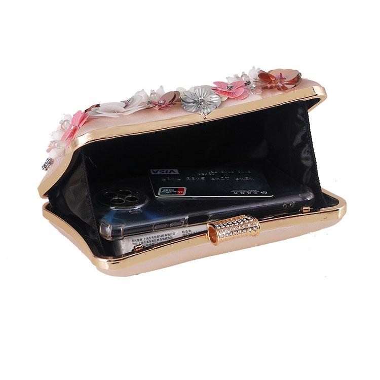 Blumen-Dinner-Tasche, europäische und amerikanische Mode, Damen-Handtasche, Clutch, Cheongsam-Kleid, Bankett-Abendtasche