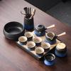 Gradual change Kung Fu tea set Portable travel tea set Household light luxury ceramic office tea