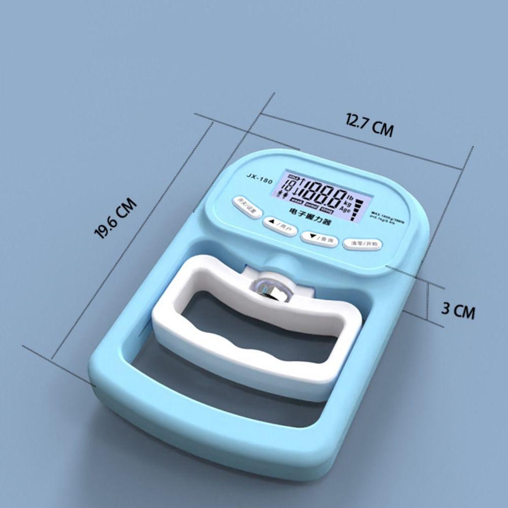 396Lbs/180Kg Digital Hand Dynamometer Electronic Grip Strength Measurement Meter  Home School