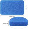 Silicone Sponges Kitchen Scrubber, Sponges for Dishes, Fragrance Free, Odor Free, 10 PCS Non-Scratch Scrub Sponges, Blue