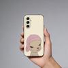 Cute Y-Yoshitomo Nara Phone Case For Samsung Galaxy A73,A21s,A22,A31,A52,A53,A71,A41Soft Black Shell