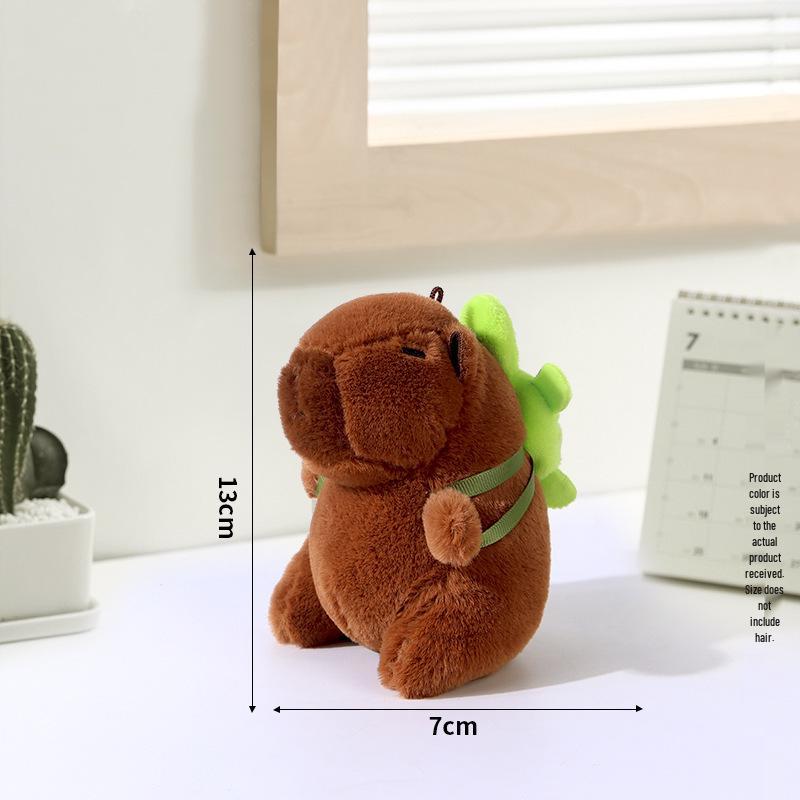 Capybara Plush Keychain Ornament Toy