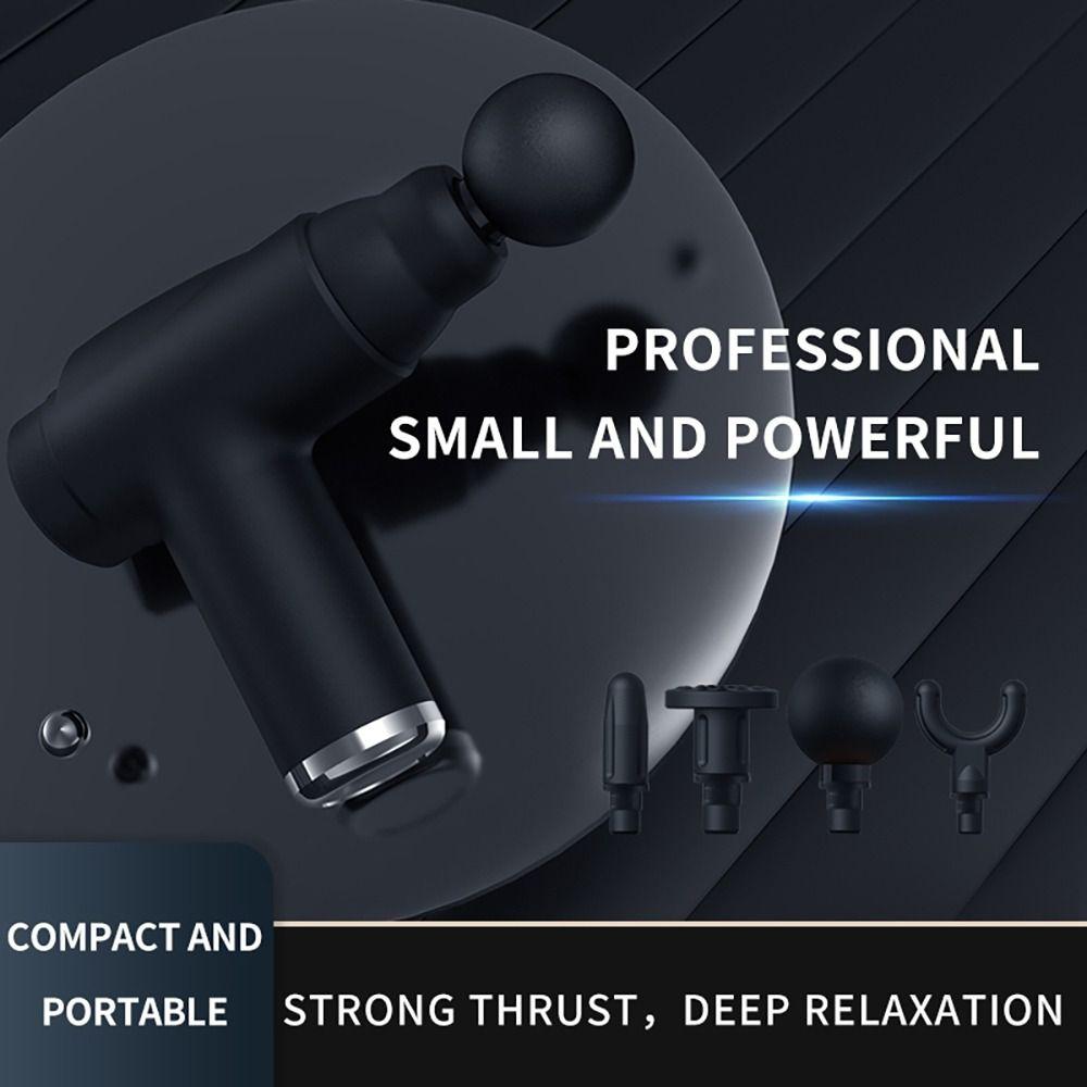 Noise Reduction Fascial Machine 4 Heads Body Massager Professional Fascia Massager Body Relaxation