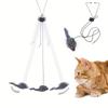 An Adjustable Hanging Toy Made of Plush Material, Equipped with a Door Frame Clip, Suitable for Kittens To Interact