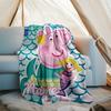 Personalized Custom Name Blanket - Peppa Pig Print Design,Blanket for Sofa,Bed,Travel,Camping - Soft and Warm, Great Gift