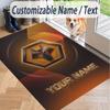 Custom Text Printed Rug Wolverhampton Wanderers Football Non Slip Floor Carpet For Home Room Decor