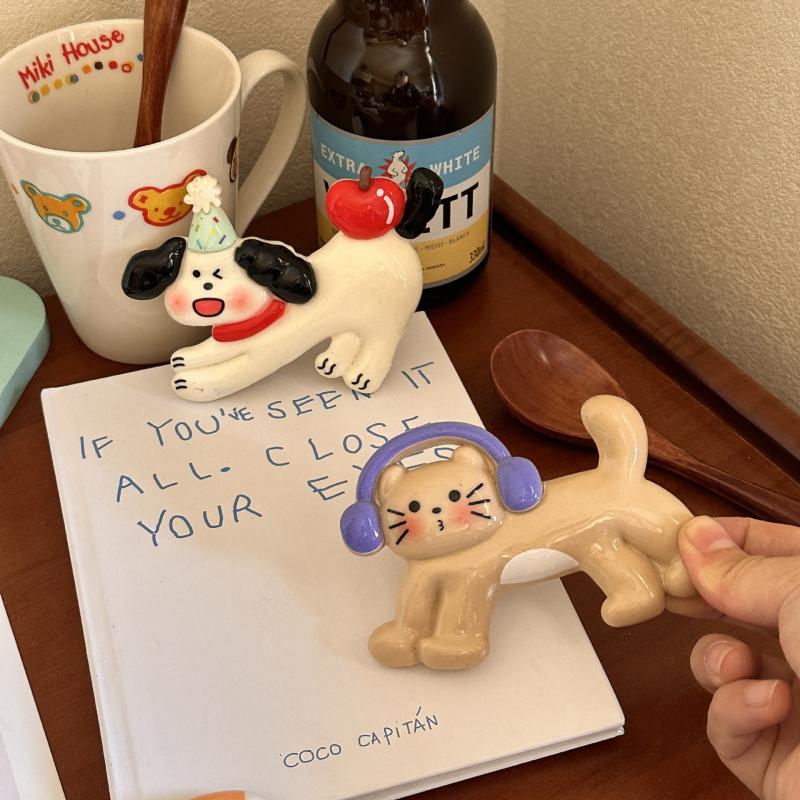 1 buc Magnet de Frigider Pisică Rășină Desene Animate Autocolant Frigider Creativ Mini Autocolante Magnetice Personalizate Po Wall