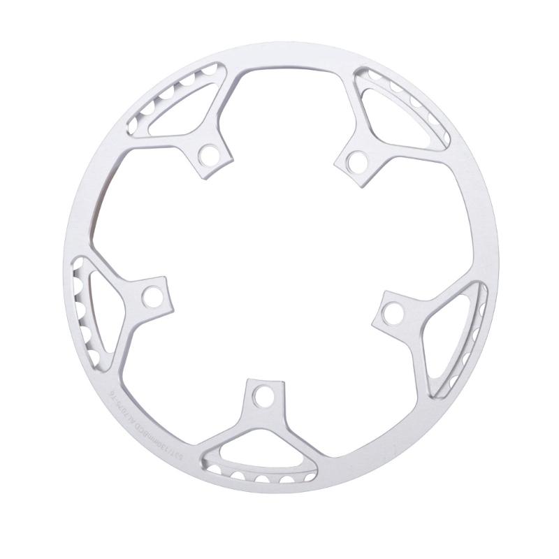 130mm BCD 45T 47T 53T 56T 58T Single Speed Kettenblatt für Falträder Aluminiumlegierung Faltrad Kettenblatt Kurbelgarnitur