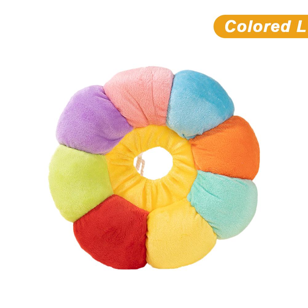 Pet Cat E-Collar Recovery Cone Protection Elizabeth Collar Adjustable Cotton Blends Collar Printed Elizabeth Circle for Cat