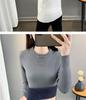 2025 Women's Fleece Knit Round Neck Sweater - Warm, Thick, Plus Velvet One-Piece Base Layer for Autumn/Winter