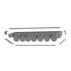 MENG 1/72 German Leopard 2A4 Main Battle Tanks Assemble Figure Whole Set 72-009 Model Assembly Uncolored Plastic Toy Gift