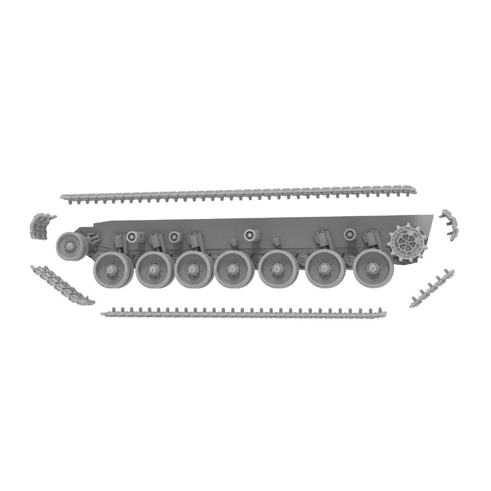 MENG 1/72 German Leopard 2A4 Main Battle Tanks Assemble Figure Whole Set 72-009 Model Assembly Uncolored Plastic Toy Gift