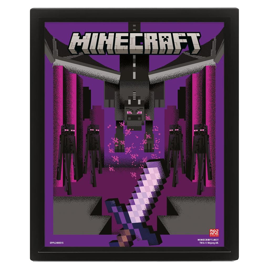 Minecraft 3D Lenticular Poster