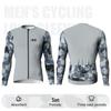 2023 Lampada Men's Long Sleeve Cycling Jersey - Summer/Autumn, Lightweight Road Bike Top