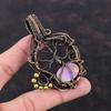 Tree Of Life Phosphosiderite Pendant Copper Wire Wrapped Pendant Gemstone Pendant Phosphosiderite Copper Jewelry Handmade Pendant For Gifts