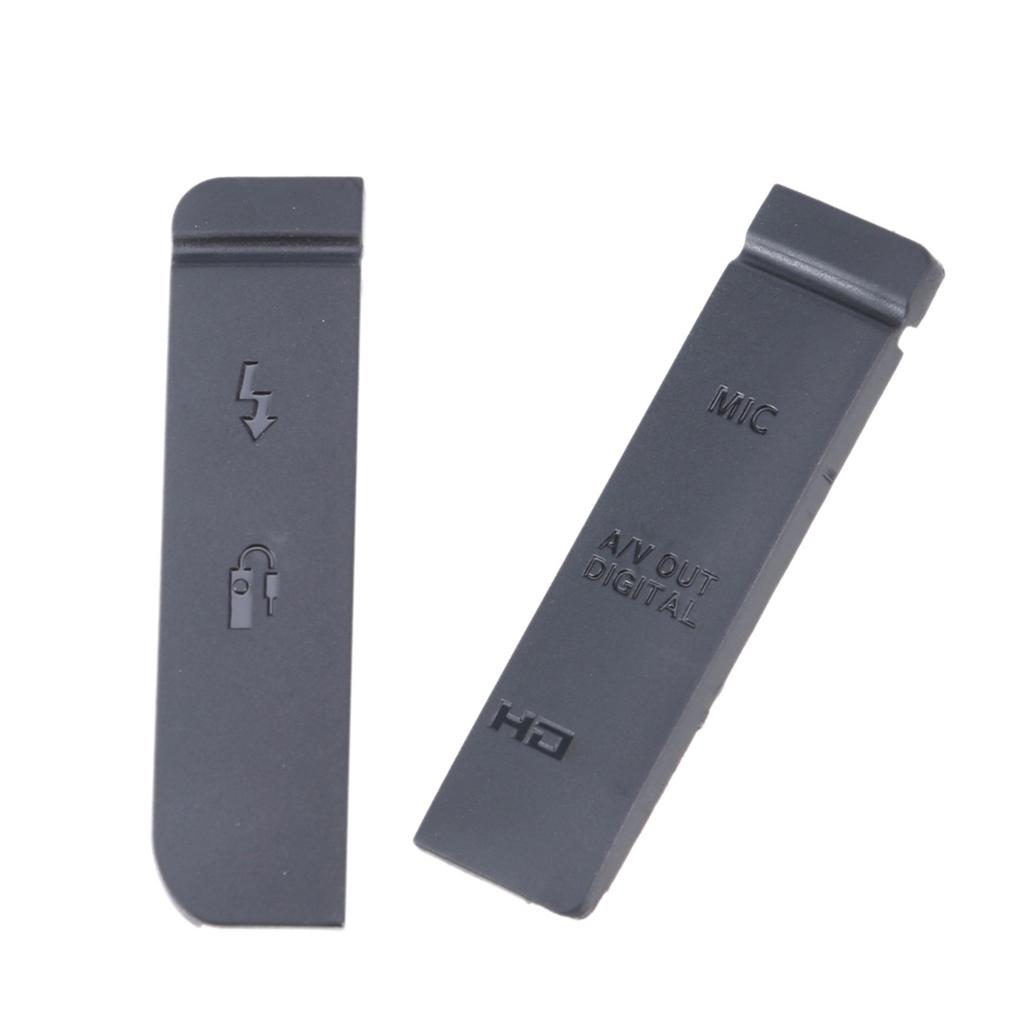 Replacement Side Door for Canon 7D Rubber USB Mic Side Door Camera Data Interface Protective Cover