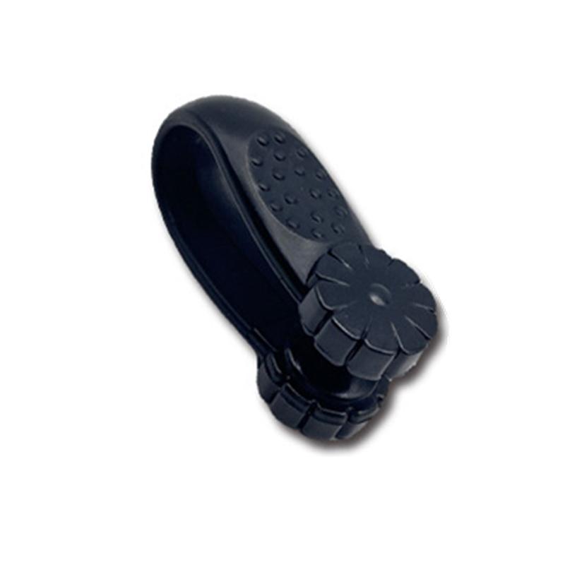 

Массажный зажим для пальцев с цветком сливы, массажер для меридиана руки, зажим для акупрессуры для больших пальцев, головная боль, кровообращение чёрный