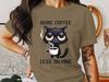 Funny Cat Coffee Shirt: Sassy Unisex Tee for Cat Lovers