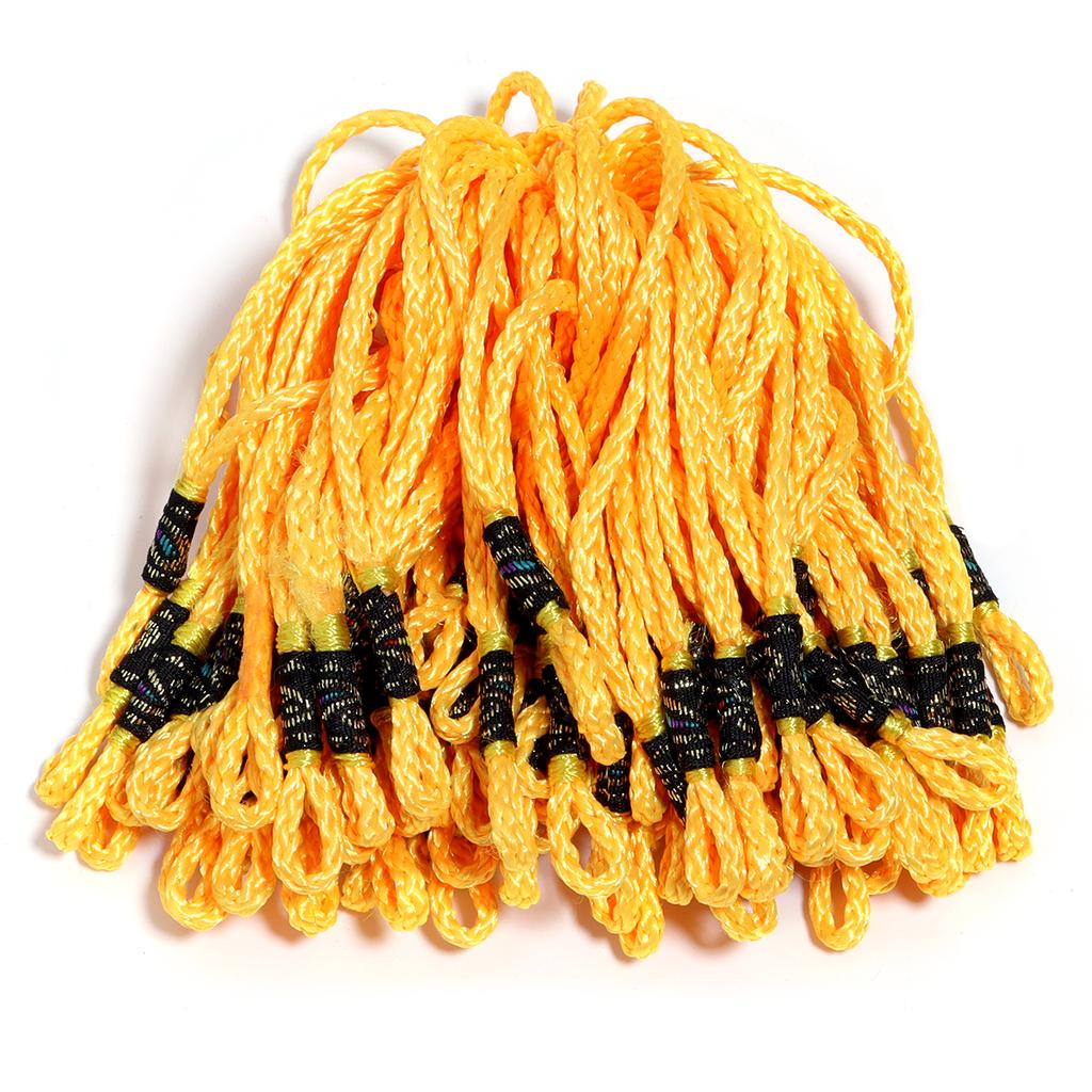 100pcs Chinese Knot Tassel Lanyard Colorful Hanging Rope For DIY Handmade Chinese Knot Phone Key Chain Decoration Accessories