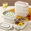Large Capacity Multi Layer Lunch Box Leak-proof Divided Food Storage Container  School
