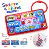 Hangable Mechanical Keyboard Toy Clear Key Sounds Bag Pendant Charm  For Children