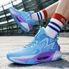 Men's Basketball Shoes Breathable Cushioning Non-Slip Wearable Runing Shoes Gym Training Athletic Basketball Sneakers for Women