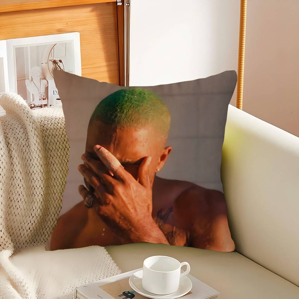 Singer Frank Ocean B-Blonde Pillow Case Throw Pillow Chair Seat Cushion Nap Pillows Cushion Seat Soft Pad Pillow Sofa Cushion
