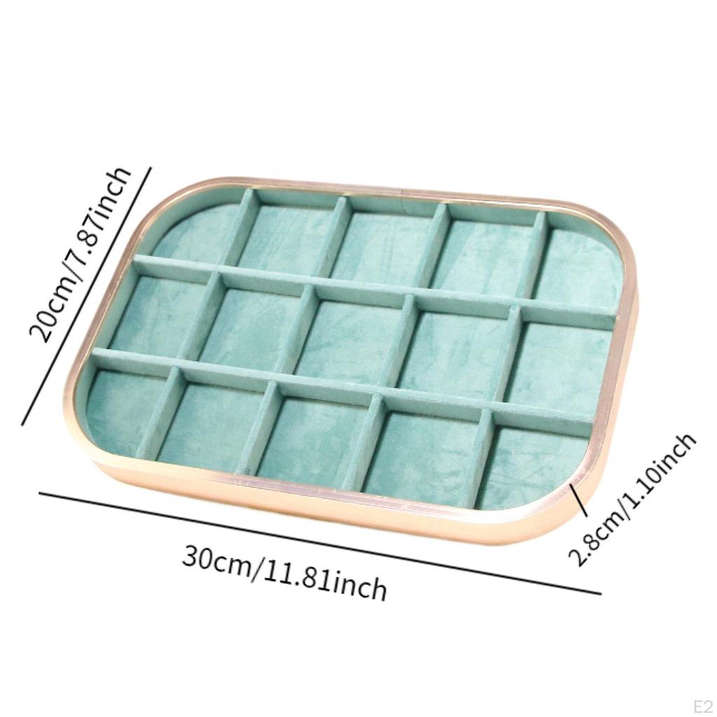 Jewelry Tray for Drawer, Stackable Organizer, Storage Earring, Necklace,