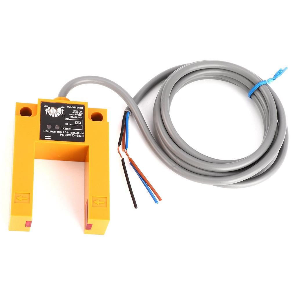 BERM Photoelectric Switch Grooves Type PNP 3Wire NO Sensor E3SGS30B4 DC1030V 200mA