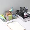 Multifunctional Pen Holder Creative Metal Iron Art Storage Pen Holder Student Stationery Desktop Office Storage Box