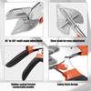 Miter Shears 45-135 Degree Multi Angle Corner Scissors Mitre Wall Panel Wire Slot Cutter Plastic Pipe Hose Scissors Tool