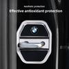 4Pcs Car Door Protection Cover Valve Cap Sticker Decoration Accessories For BMW X1 X2 X3 X5 X4 X6 X7 iX3 F20 F10 F07 E70 E46 E90