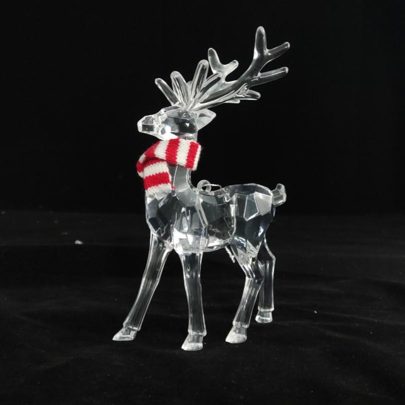 Acrylic Reindeer Christmas Tree Decoration Ornament