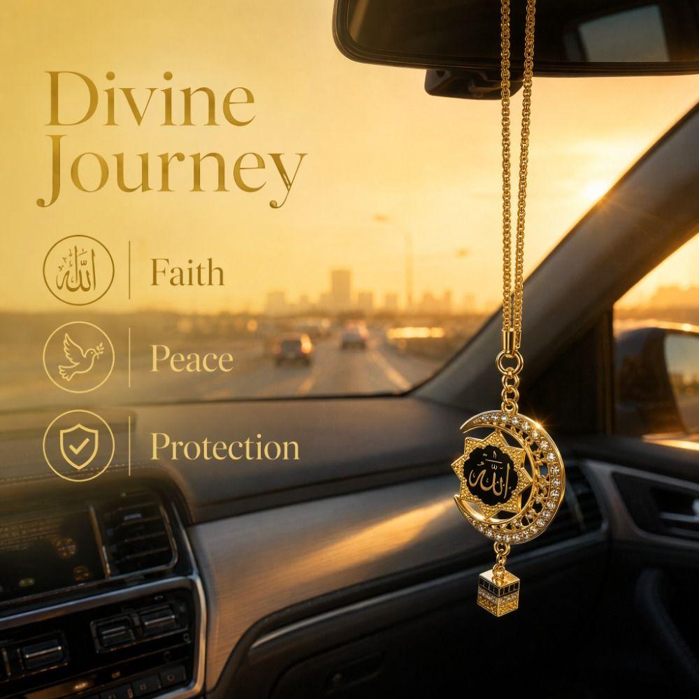 Exquisite Islamic Car Hanging Ornament Fashion Car Hanging Ornaments Vehicle Interior Halloween