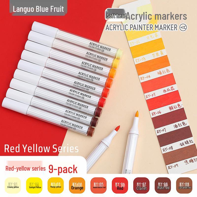 Blue Soft Tip Acrylic Marker for Kids - Multi-purpose Art and Coloring Pen Promotion Promotion Big Promotion