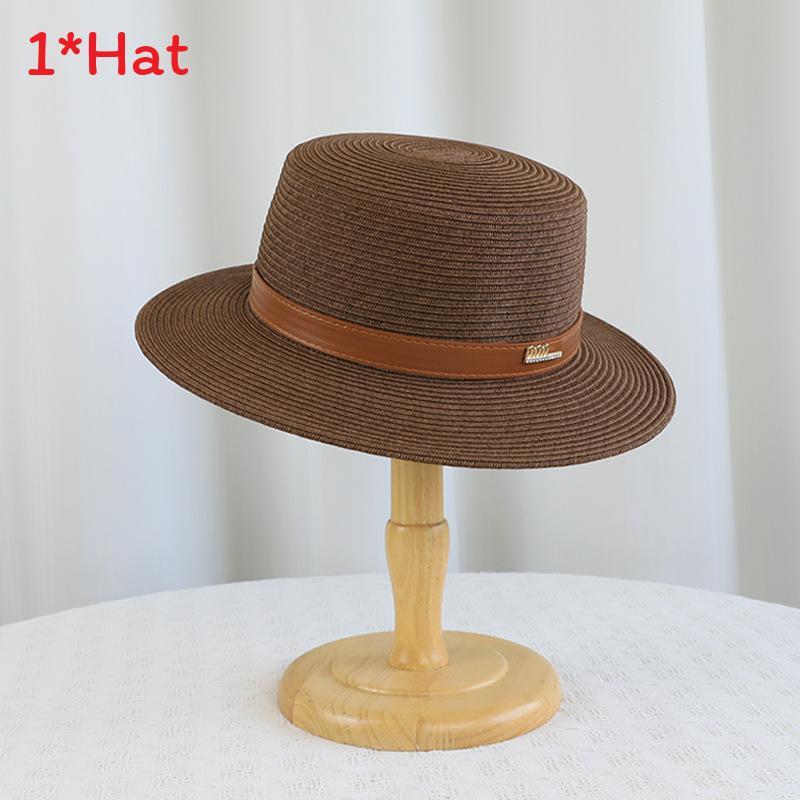 Summer Straw Hat For Women With Wide Brim Sun Protection Breathable Fashion Accessory For Beach Travel