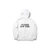 MLB New York Yankees Color Block Zip-Up Hoodie Jacket Unisex Jackets Ivory 3AWJV0743-50IVS