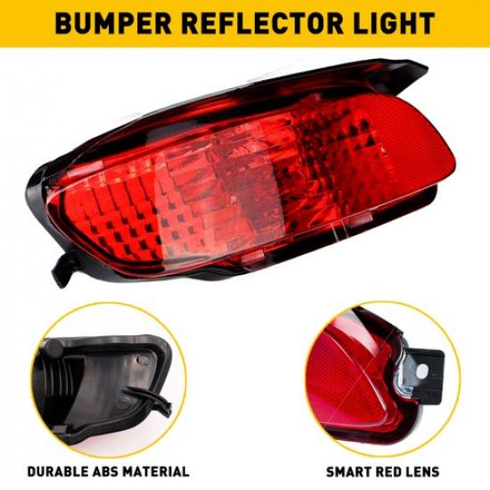 

For Lexus RX400h RX350 2004-09 LH RX330 Red Rear Bumper Reflector Light Fog Lamp