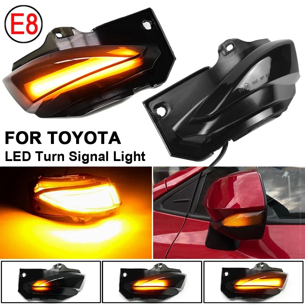 2pcs LED Dynamic Turn Signal Light Rear View Mirror Blinker Arrow For Toyota Corolla Sport 2019 2020 Sienta XP170 Yaris XP210