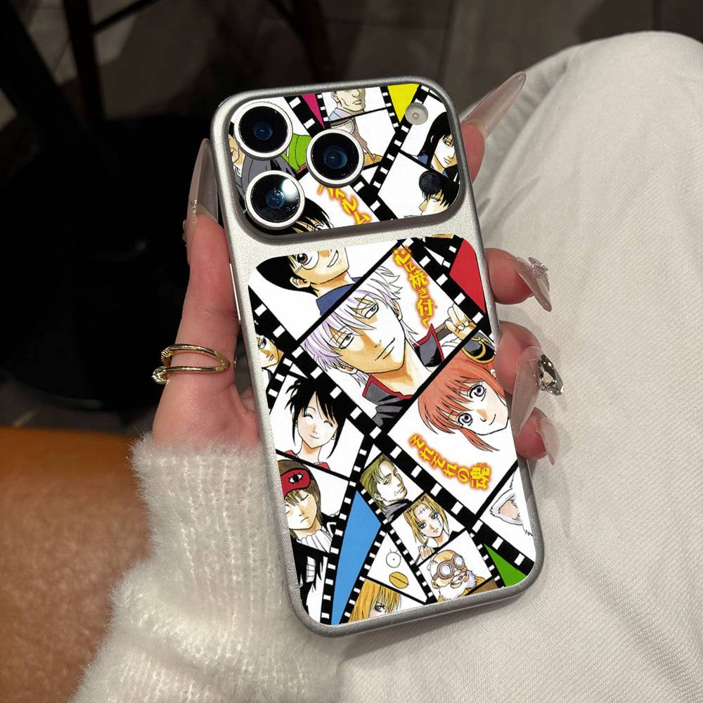 Funny Anime GINTAMA Protective Back Wrap Skin Decal Sticker For IPhone 17 Pro 17 Pro Max
