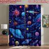 2D Flat Photography Backdrop Popular Backdrop Colorful Cosmic Journey 100% Polyester Birthday Party Use for Bedroom Wall