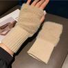 Women's Fluffy Plush Velvet Half-Finger Gloves - Thickened, Touchscreen Compatible, Cold-Proof for Autumn/Winter, Ideal for Students.